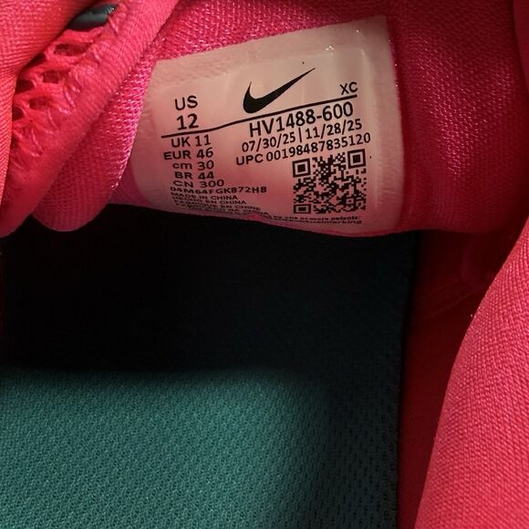 Men 12-Nike Court Zoom Vapor 12 Hypersmash Hyper Pink Dusty Cactus HV1488-600